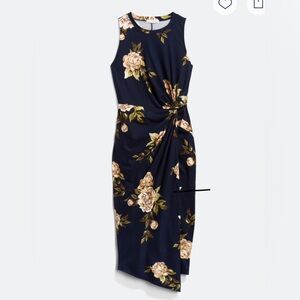 Nine Britton Abigail Brished Knit MIDI Dress LP